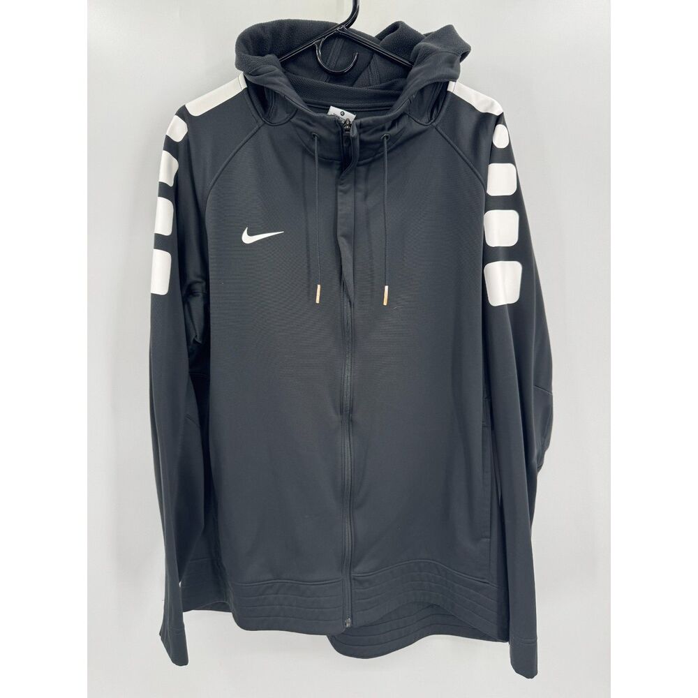 NIKE Gray Elite Therma Fit Fleece Full Zip Sweater Jacket Size XL
